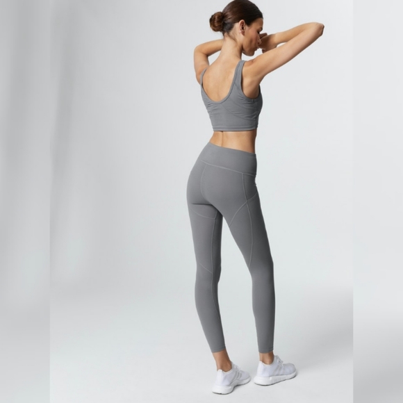 Varley Laidlaw Legging in Lead Grey NWT Carbon38 - Picture 3 of 5